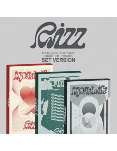 [SET] SOOJIN 2nd EP Album - RIZZ (SET Ver.) 3CD + 3Poster