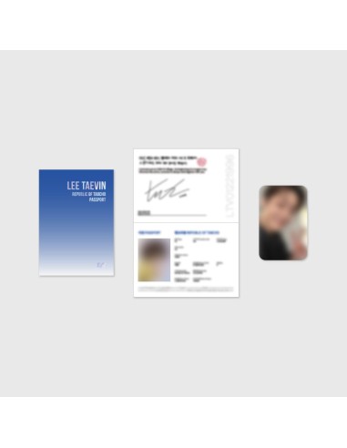 LEE TAE VIN PIT-A-PAT Goods - PASSPORT & PHOTOCARD SET