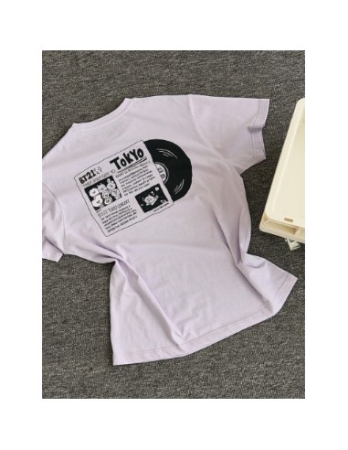 BT21 CITY EDITION Goods - T-Shirt (Purple) - Tokyo