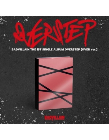 BADVILLAIN 1st Single Album - OVERSTEP (OVER Ver.) CD