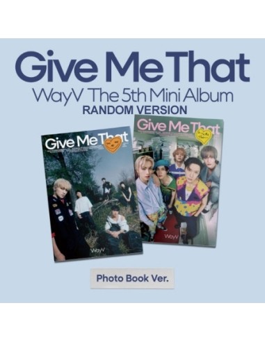 [Photobook] WayV 5th Mini Album - ﻿Give Me That (Random Ver.) CD