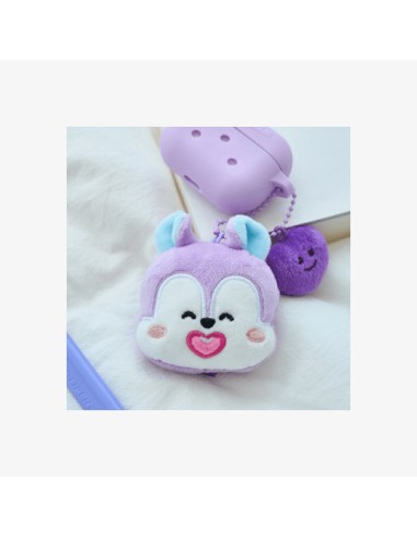 BT21 MANG Goods - BASIC FACE DOLL KEYRING (Heart)