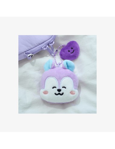 BT21 MANG Goods - BASIC FACE DOLL KEYRING (Smile)