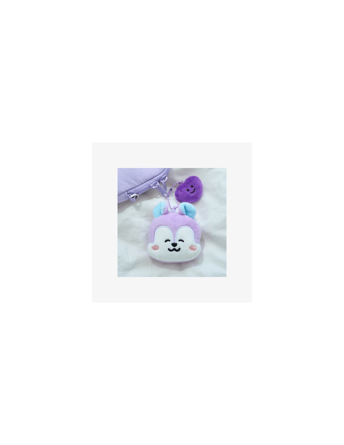 BT21 MANG Goods - BASIC FACE DOLL KEYRING (Smile) kpoptown.com