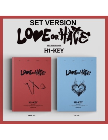 [SET] H1-KEY 3rd Mini Album - LOVE or HATE (SET Ver.) 2CD