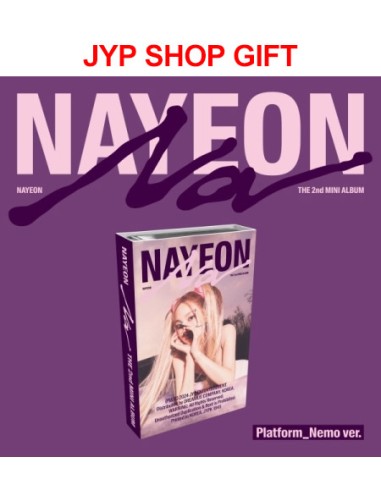 [JYP Shop Gift][Smart Album] NAYEON 2nd Mini Album - NA Platform_Nemo ver.