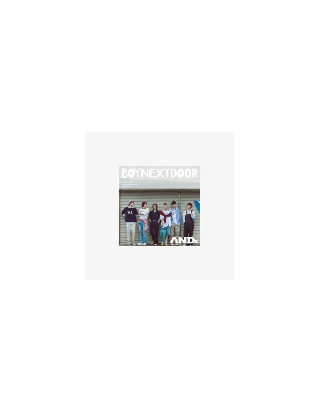 [Japanese Edition] BOYNEXTDOOR 1st Single Album - AND, (STANDARD) CD  kpoptown.com