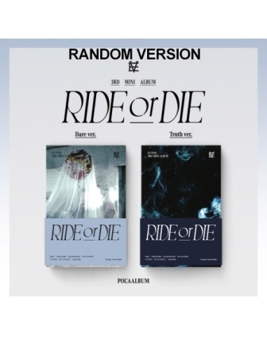 [Smart Album] EVNNE 3rd Mini Album - RIDE or DIE (Random Ver.) POCA ALBUM