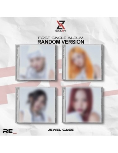 [Jewel] CRAXY 1st Single Album - RE_ (Random Ver.) CD