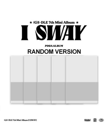 [Smart Album] (G)I-DLE 7th Mini Album - I SWAY (Random Ver.) POCA