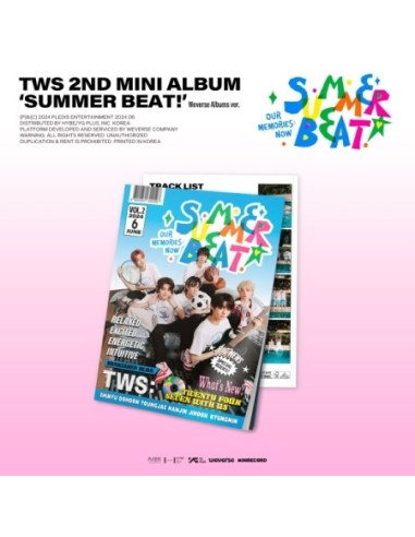 [Smart Album] TWS 2nd Mini Album - SUMMER BEAT! Weverse Albums ver.