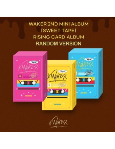 [Smart Album] WAKER 2nd Mini Album - Sweet Tape (Random Ver.) RISING CARD ALBUM