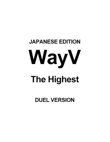 [Japanese Edition] WayV Album - The Highest (DUEL Ver.) CD