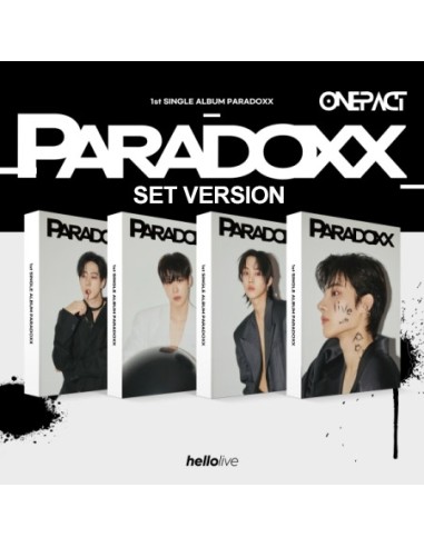 [Smart Album][SET] ONE PACT 1st Single Album - PARADOXX (SET Ver.) 4Hello Photocard Album