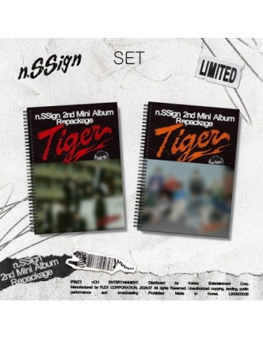 [SET] n.SSign 2nd Mini repackage Album - Tiger (SET Ver.) CD
