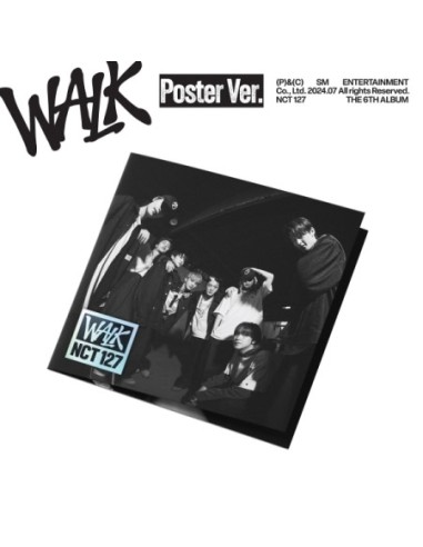 [Poster Ver.] NCT 127 6th Album - WALK