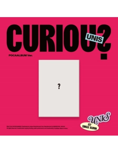 [Smart Album] UNIS 1st Single Album - CURIOUS POCA ALBUM