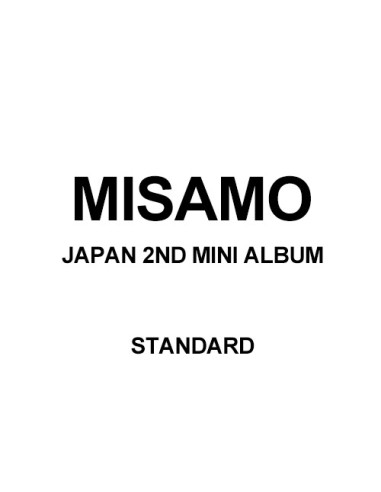 [Japanese Edition] MISAMO JAPAN 2nd Mini ALBUM (Standard) CD