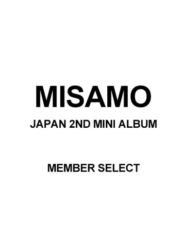 [Japanese Edition] MISAMO JAPAN 2nd Mini ALBUM (Member Select) CD