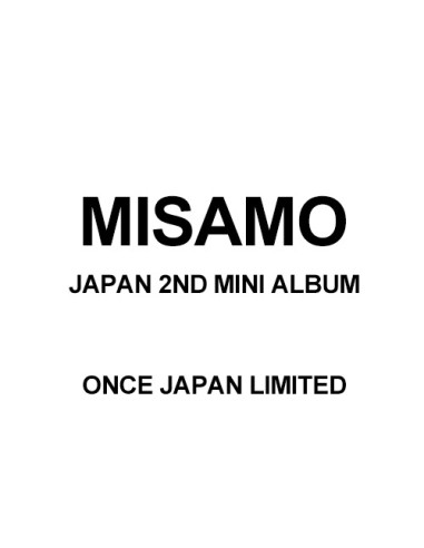 [Japanese Edition] MISAMO JAPAN 2nd Mini ALBUM (ONCE JAPAN) CD