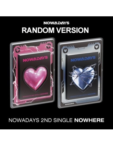 NOWADAYS 2nd Single Album - NOWHERE (Random Ver.) CD + Poster