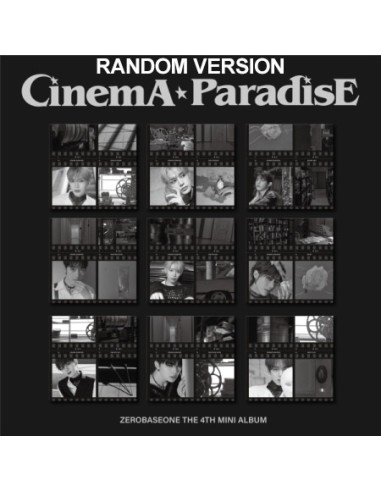 [DIGIPACK] ZEROBASEONE 4th Mini Album - CINEMA PARADISE (Random Ver.) CD