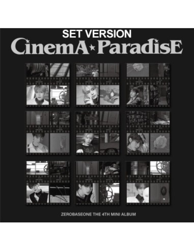 [DIGIPACK][SET] ZEROBASEONE 4th Mini Album - CINEMA PARADISE (SET Ver.) 9CD