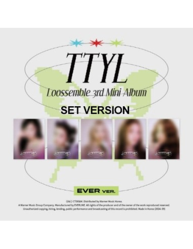 [Smart Album][SET] Loossemble 3rd Mini Album - TTYL (SET Ver.) 5EVER MUSIC ALBUM