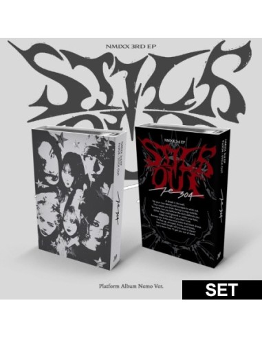 [Smart Album][SET] NMIXX 3rd EP Album - Fe3O4: STICK OUT (SET Ver.) 2Platform Album Nemo