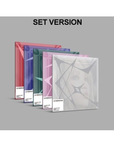 [COMPACT][SET] LE SSERAFIM 4th Mini Album - CRAZY (SET Ver.) 5CD