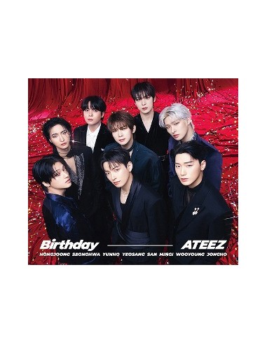 [Japanese Edition] ATEEZ Single Album - Birthday (Limited A) CD