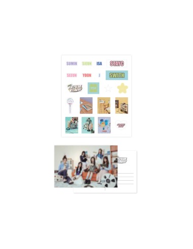 STAYC MOVIE CLUB Goods - DIARY DECO STICKER & POSTCARD