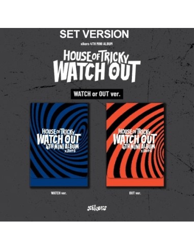 [Smart Album][SET] xikers 4th Mini Album - HOUSE OF TRICKY : WATCH OUT (SET Ver.) 2PLVE