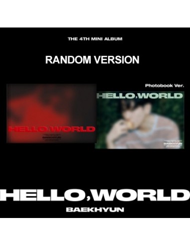 [Photobook] BAEKHYUN 4th Mini Album - HELLO, WORLD (Random Ver.) CD