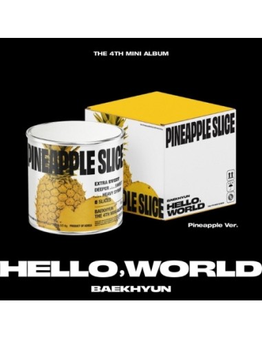 [Pineapple] BAEKHYUN 4th Mini Album - HELLO, WORLD CD