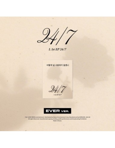 [Smart Album] L 1st EP Album - 24/7 (EVER Ver.)