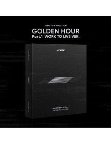 ATEEZ 10th Mini Album - GOLDEN HOUR PART.1 WORK TO LIVE VER CD