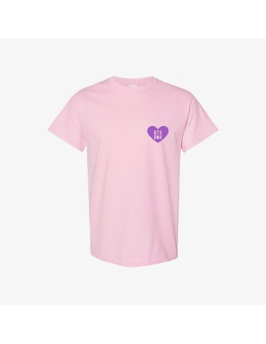 [Pre Order] BTS x DM4 Goods - HEART & OUTLINE GROUP T-SHIRT