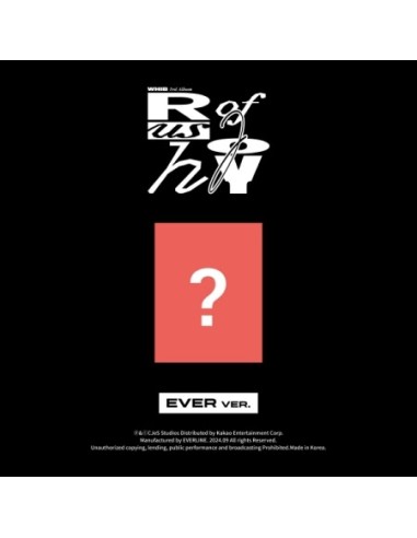 [Smart Album] WHIB 3rd Single Album - Rush of Joy EVER Ver.