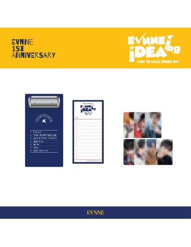 [Pre Order] EVNNE EVNNEing iDEA : HOW TO MAKE EVNNE DAY Goods - CLIP BOARD with CHECKLIST