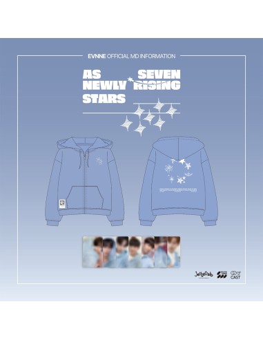 [Pre Order] EVNNE AS SEVEN NEWLY RISING STARS Goods - HOOD ZIP-UP