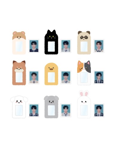 [Pre Order] ZEROBASEONE TIMELESS WORLD Goods - FLUFFY ID HOLDER