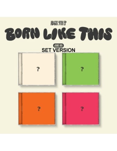 [Jewel][SET] AB6IX 9th EP Album - BORN LIKE THIS (SET Ver.) 4CD