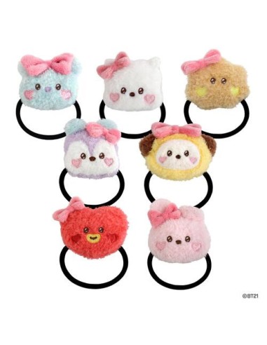 BT21 X Monopoly Collaboration - minini Plush Hair Tie [Lovely]