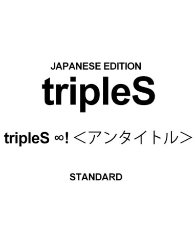 [Japanese Edition] tripleS 1st Single Album - tripleS ∞! ＜アンタイトル＞ (Standard) CD