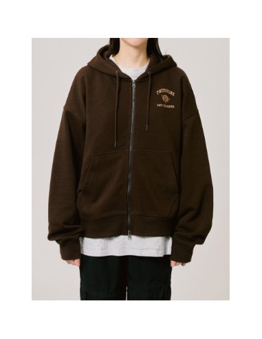 BT21 BASIC Goods - SHOOKY Hoodie Zip-up Brown