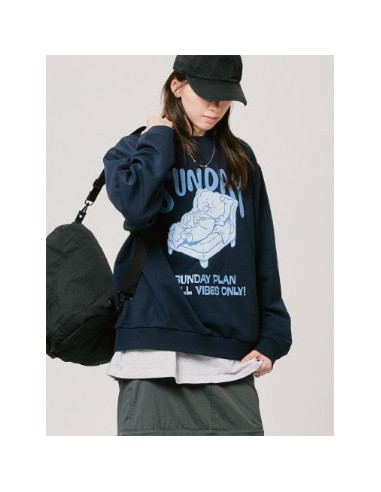 BT21 BASIC Goods - RJ Sweatshirt Navy