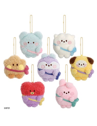 BT21 X Monopoly Collaboration - minini Plush Keyring [PONPON-ENJOY]