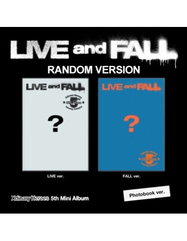 [Photobook] Xdinary Heroes 5th Mini Album - LIVE and FALL (Random Ver.) CD