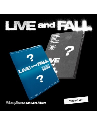 [Tabloid] Xdinary Heroes 5th Mini Album - LIVE and FALL CD